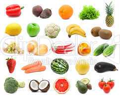 Fruits and vegetables