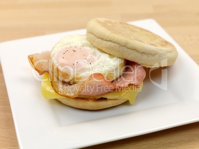 English Muffin Breakfast