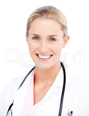 Portrait of a radiant female doctor