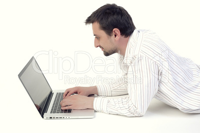 Man with laptop