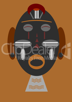 African mask