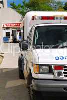 Ambulance at emergency