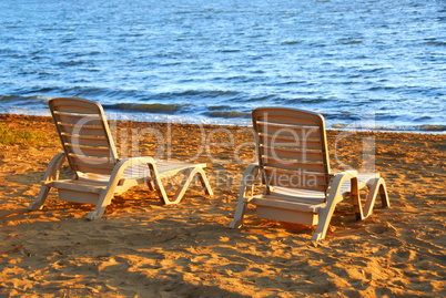 Beach chairs