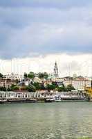 Belgrade cityscape on Danube