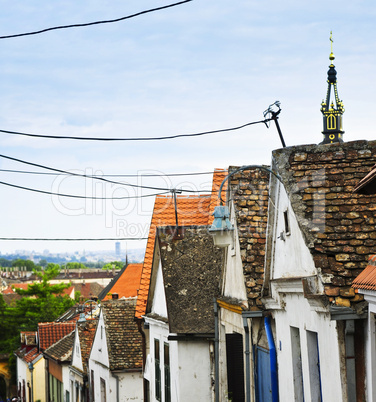 Zemun rooftops in Belgrade