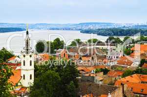 Zemun rooftops in Belgrade