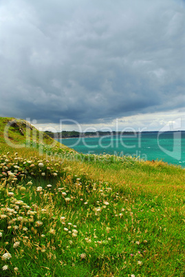 Atlantic coast in Brittany