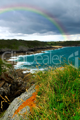 Atlantic coast in Brittany