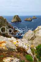 Atlantic coast in Brittany