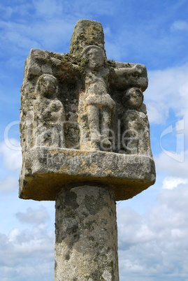 Breton stone cross