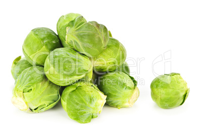 Isolated brussels sprouts