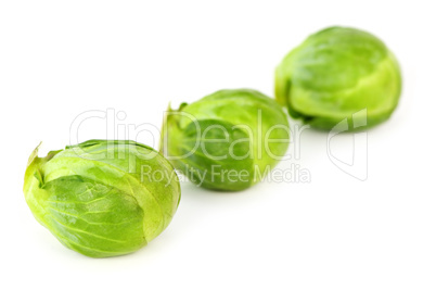 Isolated brussels sprouts