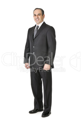 Businessman on white background