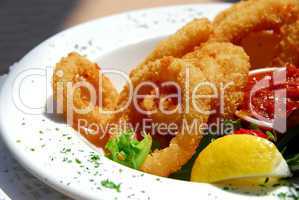 Fried calamari