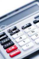 Tax calculator keypad