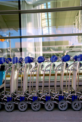 Luggage carts airport