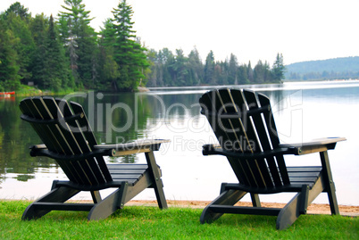 Lake beach chairs