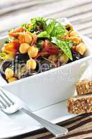 Vegetarian chickpea salad