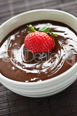 Strawberry dipped in chocolate