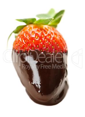 Strawberry dipped in chocolate