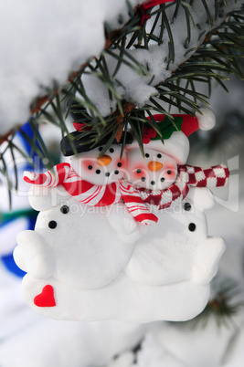 Snowmen Christmas ornament