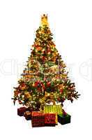 Isolated Christmas tree