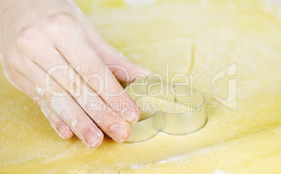 Making shortbread cookies