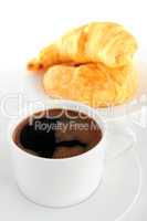 Coffee and croisssants