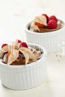 Chocolate mousse dessert