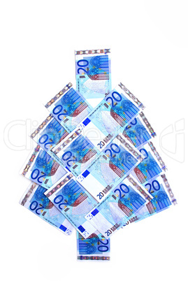 Euro christmas tree
