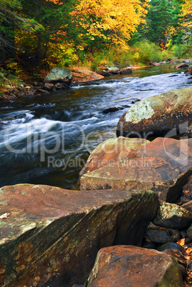 Fall river landscape