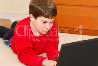 Boy computer
