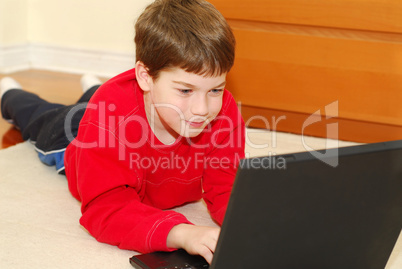 Boy computer