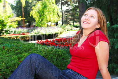 Woman relaxing