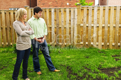 Couple concerned about lawn