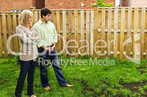 Couple concerned about lawn