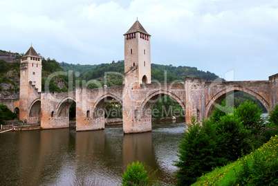 Valentre bridge in Cahors France