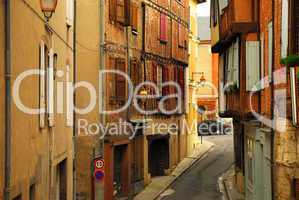 Medieval street in Albi France