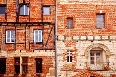 Medieval houses in Albi France
