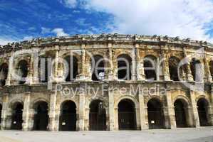 Roman arena in Nimes France