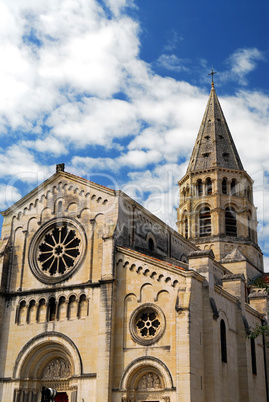 Gothic church in Nimes France