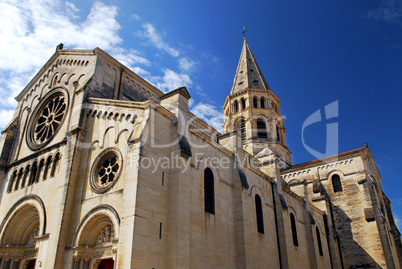 Gothic church in Nimes France