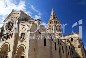 Gothic church in Nimes France