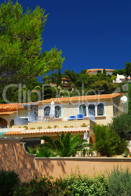 Gardens and villas on French Riviera
