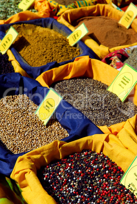 Spices on the market