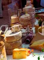 Cheeses on the market