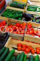 Vegetables on the market