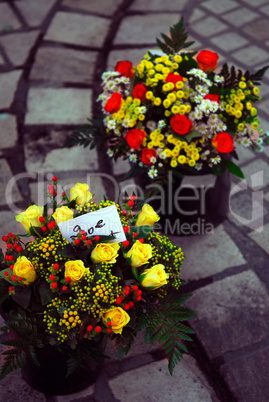 Flowers on the market
