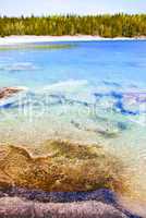 Clear water at shore of Georgian Bay