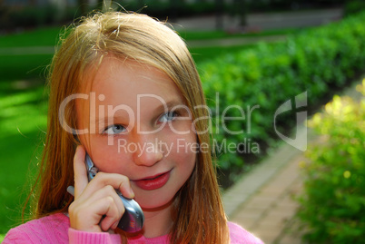 Girl phone